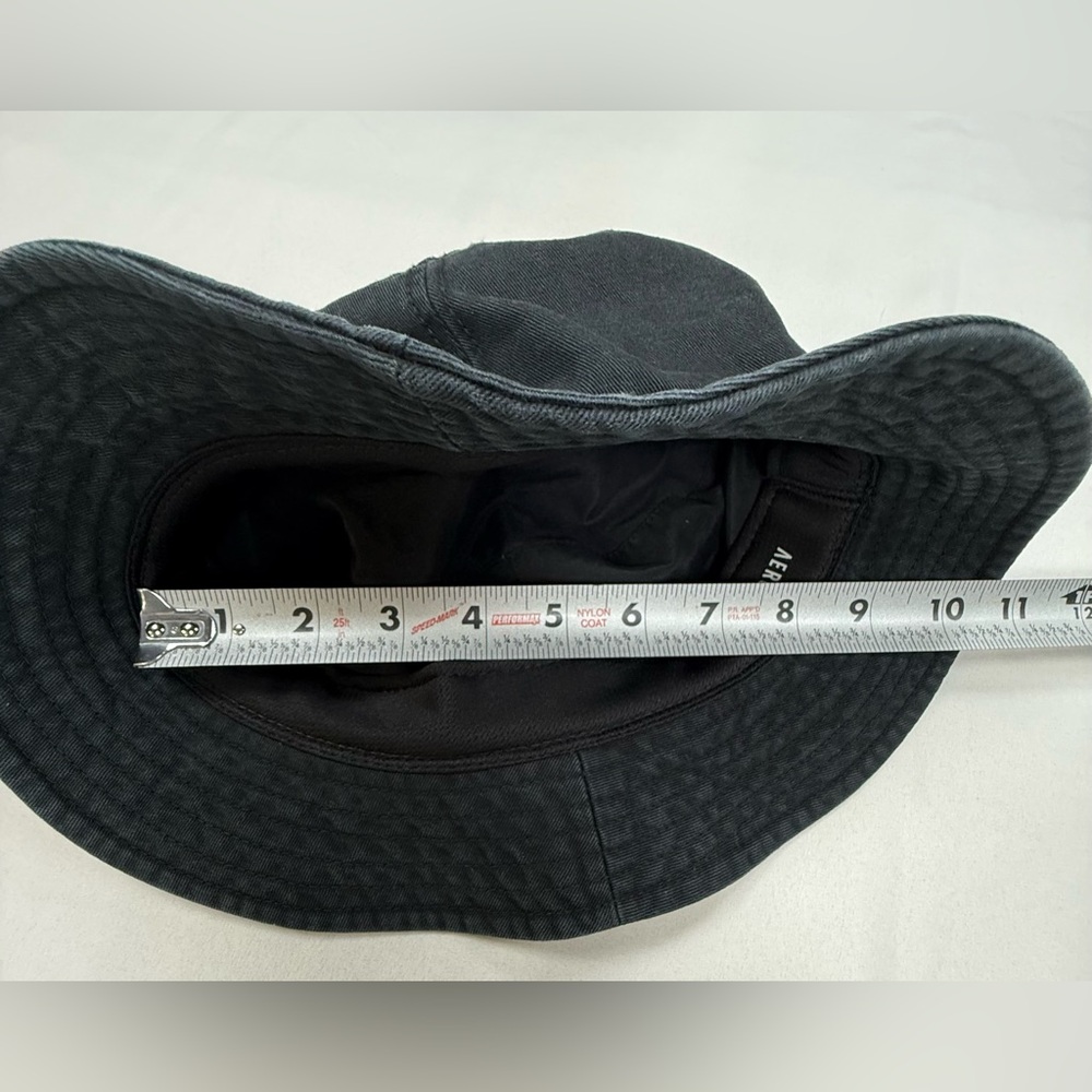 Adidas Denim Black Bucket Hat with White Logo Y2K - Picture 8 of 8